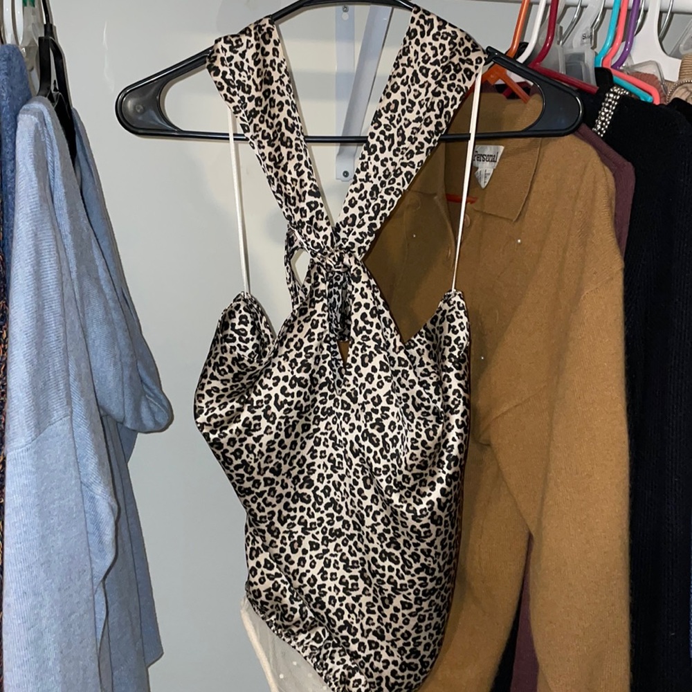 NWT Abercrombie body suit - animal print